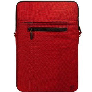 Durable Extra Padded Apple MacBook Air 13.3 Inch Laptop (MC965ZP/A, MC966ZP/A) Red Sleeve From The Hydei Collection Featuring Soft Interior and Shoulder Strap Computers & Accessories