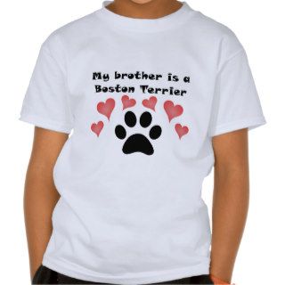 My Brother Is A Boston Terrier Shirts
