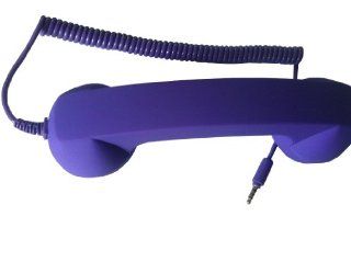 GSI Quality Retro POP Handset For Apple iPhone 3/4/4S, iPod, iPad, Droid Smartphone, Blackberry, Samsung Galaxy S, Etc.   Connect To Computer For Skype And VOIP Calls   Purple Cell Phones & Accessories