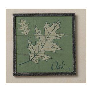 Leaf Oak Printed Plaque   Decorative Plaques