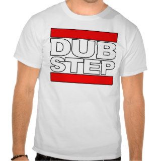 RUN Dub Step DMC Dubstep logo parody Tee Shirt