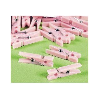 Pink Mini Clothes Pins (24 dozen)   Bulk Toys & Games