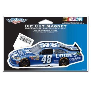 Jimmie Johnson Official NASCAR 2"x6" Car Shaped Magnet by Wincraft  Sports Fan Decals  Sports & Outdoors