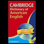 Cambridge Dictionary of American English   With CD
