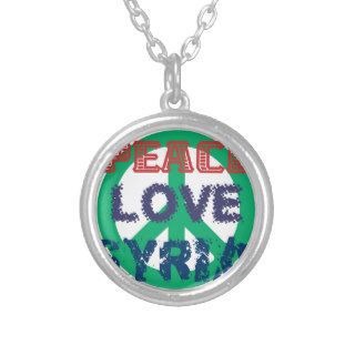 peace love syria jewelry