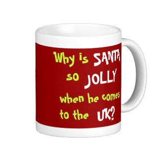 Funny Tax Accountant Christmas Joke UK Coffee Mugs