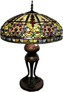 Emperor Tri Leg Tiffany Style Table Lamp    