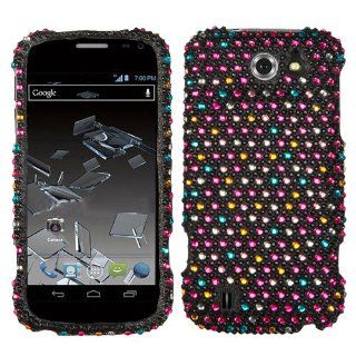 MYBAT Sprinkle Dots Diamante Phone Protector Cover for ZTE N9500 (Flash) Cell Phones & Accessories