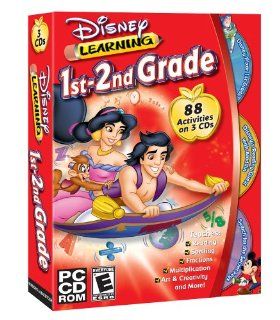 Disney's 1st & 2nd Grade Bundle (Pixar 1st Grade, Secret Keys, and Aladdin Reading Quest) Disney Software