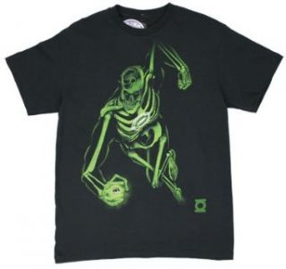 Green Lantern X ray   DC Comics T shirt Adult Small   Black Clothing