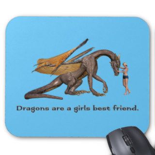 Dragon Girl Mousepads