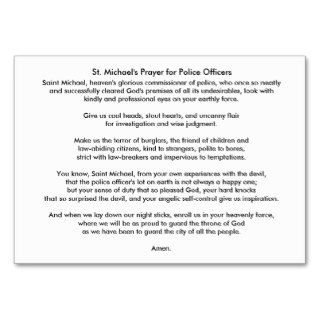 ILEFSA, Inc Referral / St Michael's Prayer Card Business Card Templates