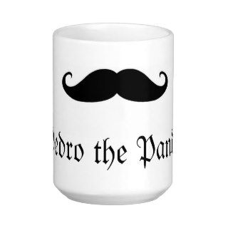 Pedro's Mustache Coffee Mugs