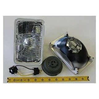 Hella 165mm Rectangular E Code Conversion Headlight Kit with Standard 60/55W H4 Bulbs Automotive