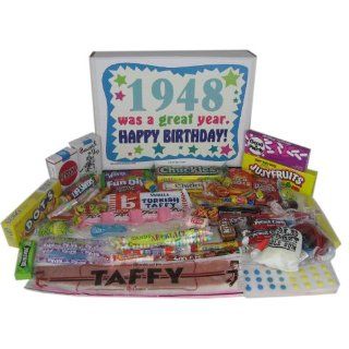 65th Birthday Gift Box 1949   Retro Candy  Gourmet Candy Gifts  Grocery & Gourmet Food