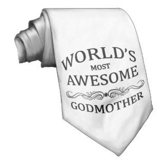 World's Most Awesome Godmother Necktie