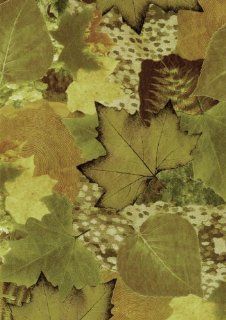 Decopatch Decoupage Paper Mache   Autumn Green Fall Leaves 493 Home & Kitchen