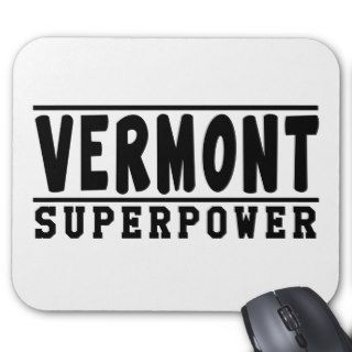 Vermont  Superpower Designs Mouse Pads