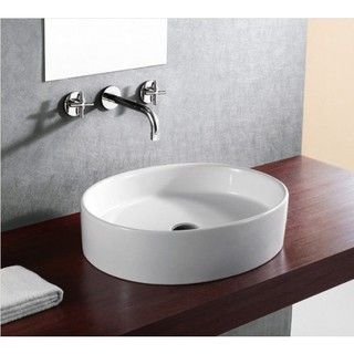 21.75 European Style Oval Shape Porcelain Ceramic Bathroom Vessel Sink