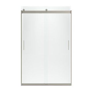 KOHLER K 706008 L MX Levity Bypass Shower Door with Handle and 1/4 Inch Crystal Clear Glass in Matte Nickel    