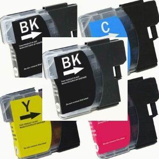 5 Ink cartridges for BROTHER LC61 MFC 490C 495CW 490CN 670CD