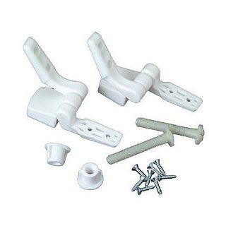 Master Plumber 479 56 White Toilet Seat Hinge Replacement Parts   Toliet Seat Hinges  