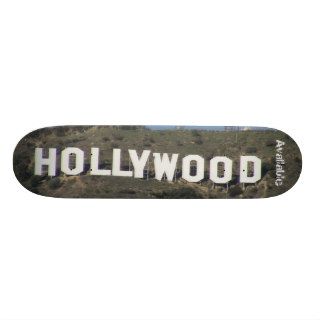 Available "Hollywood Bored" Custom Skateboard