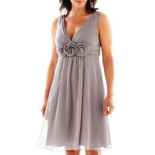 LILIANA Chiffon Rosette Dress, Womens