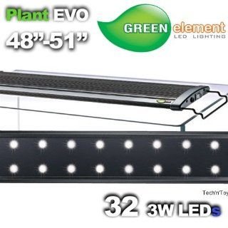 Green Element EVO 48" 52" LED Aquarium Light Fixture   Plant 32x3W 