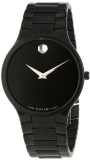 Movado Men's 0606594 Serio Black PVD Watch at  Men's Watch store.
