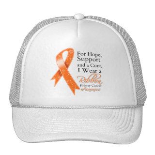 Kidney Cancer Support Hope Awareness Mesh Hat