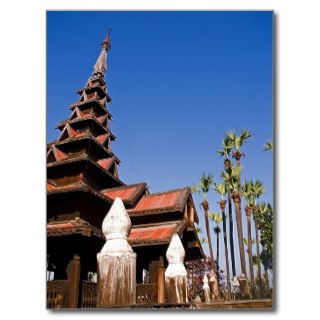 Bagaya Kyaung Monastery Postcard