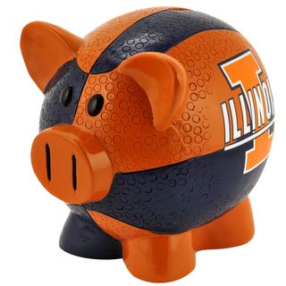 NCAA Illinois Fighting Illini Thematic Resin Piggy Bank College Themed