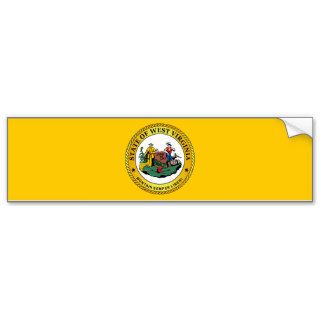 State of West Virginia seal Bumper Stickers