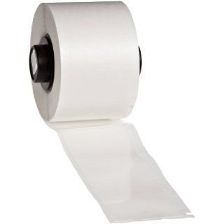 Brady PTL 11 498 TLS 2200 And TLS PC Link 0.75" Height, 0.5" Width, B 498 Repositionable Vinyl Cloth, White Color Label (500 Per Roll)
