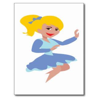 Blonde Dancer Post Card