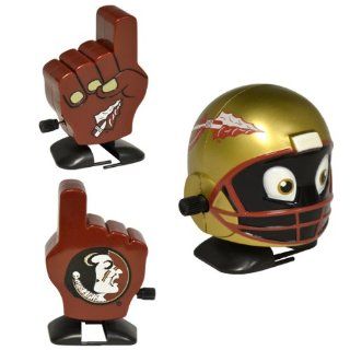 NCAA Florida State Seminoles Helmet and Fan Finger Wind Up Set  Sports Fan Toy Figures  Sports & Outdoors