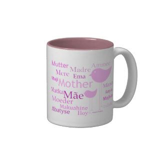 Mother in different languages mug