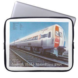 Amtrak Budd Company Metroliner Car 1968 electronic Laptop Sleeve