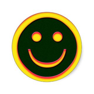 COLORFUL SMILEY FACE STICKERS