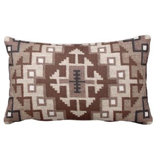 Brown Native American Print Pillows