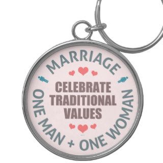 Celebrate Traditional Values Key Chains