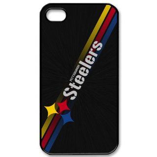 Cool design iPhone 4/4s hard back shell with Steelers logo 1 piece Cell Phones & Accessories