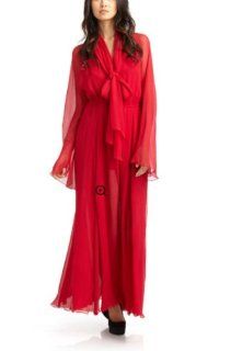 BCBG Max Azaria Red Silk Gown Maxi Dress   SIZE SMALL S  Other Products  