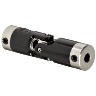 Boston Gear JP371/8 Universal Joint, Single, Molded, 0.125" Bore, 0.520" Bore Depth, 1.484" Length, 0.375" Outside Diameter, 16 ft/lbs Max Torque, Delrin Pin And Block Universal Joints