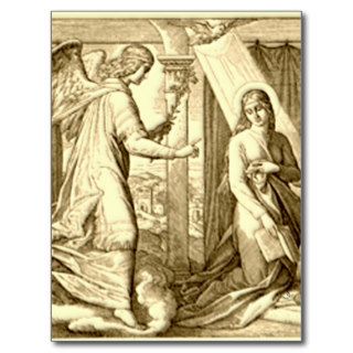 Annunciation of Blessed Virgin Mary Post Card