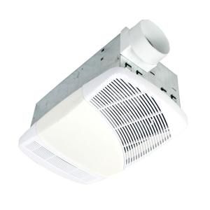 NuVent 70 CFM Ceiling Heat Vent Exhaust Bath Fan with Light NXHVLUPS