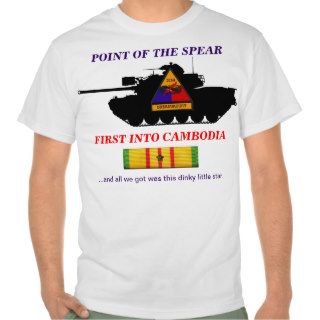 2/34th Armor First into Cambodia Shirt
