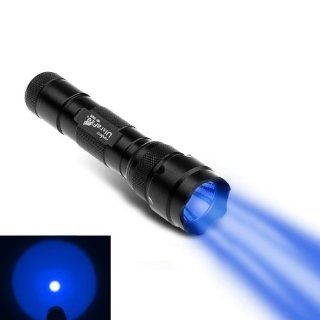 Alldaymall UltraFire WF 502B CREE Q5 Single   Mode 200 Lumens Hunting LED Flashlight Torch, Blue Light   Basic Handheld Flashlights  