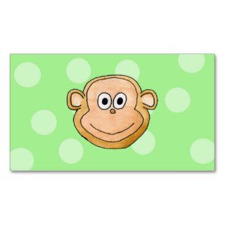 Monkey Face. Business Card Templates